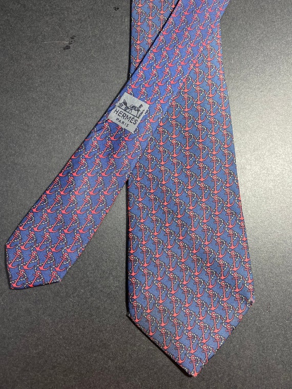 Hermes Tie Vintage Silk (814 MA)