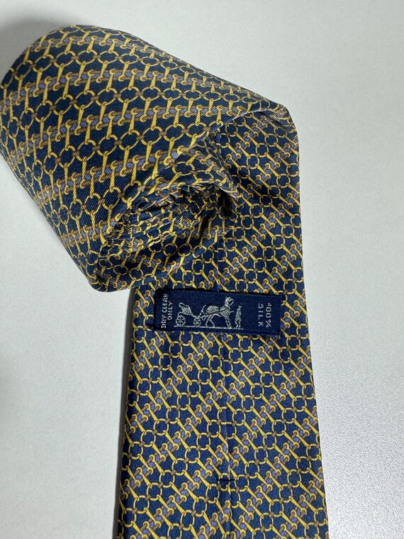 Hermes Tie Vintage Silk / 7200 UA / - image 3