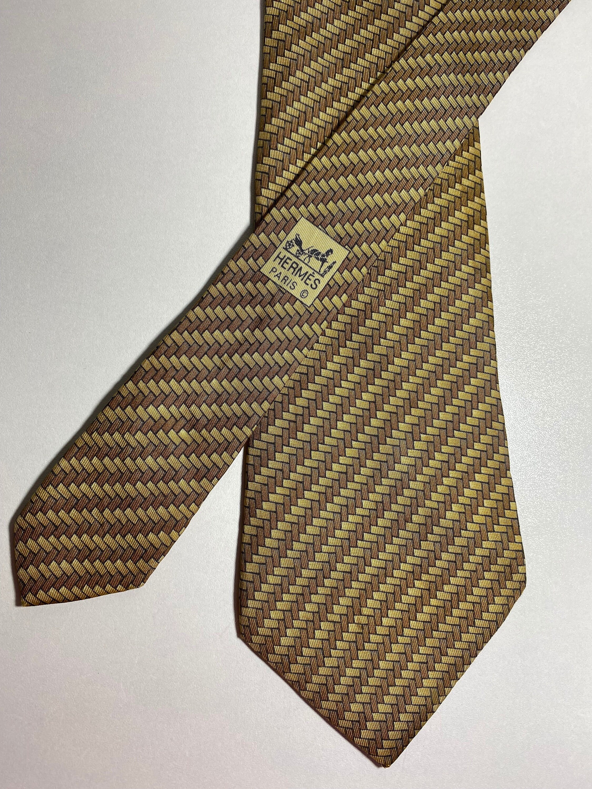 Hermes Tie Vintage Silk 60 EA - Etsy