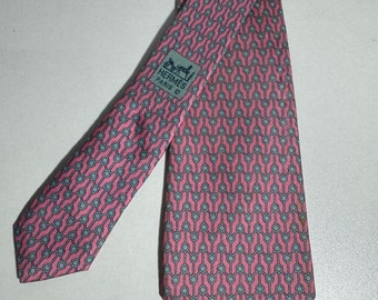 Hermes Tie Vintage Silk 7024 TA