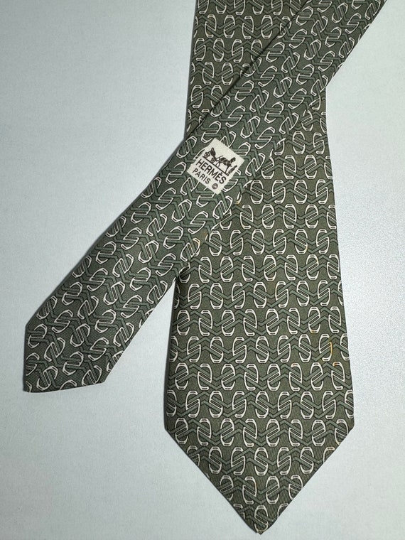 Hermes Tie Vintage Silk 7512 IA - image 1