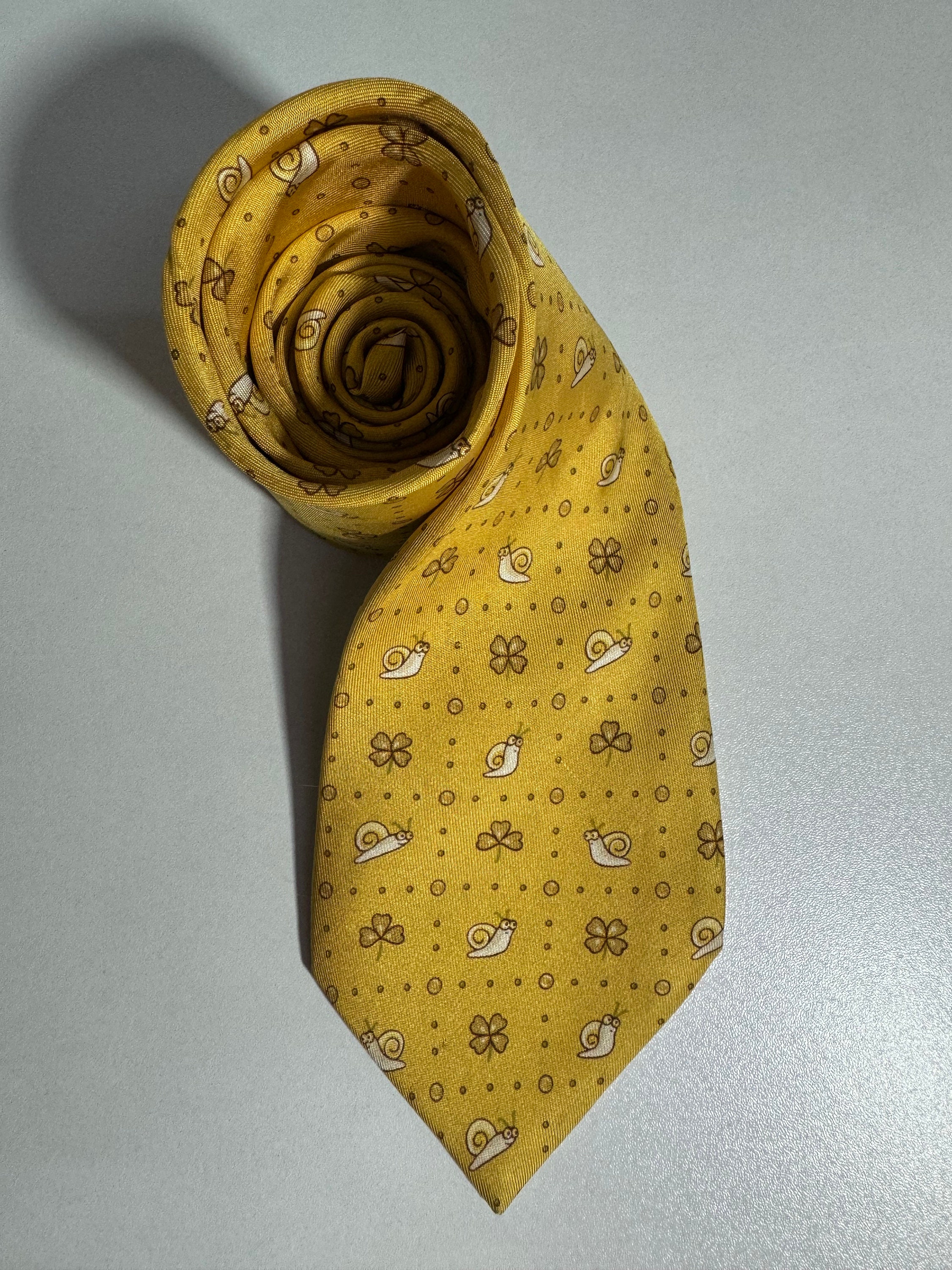 HERMÈS ネクタイ Hermes Tie Vintage Silk ((7875 UA)) - Etsy