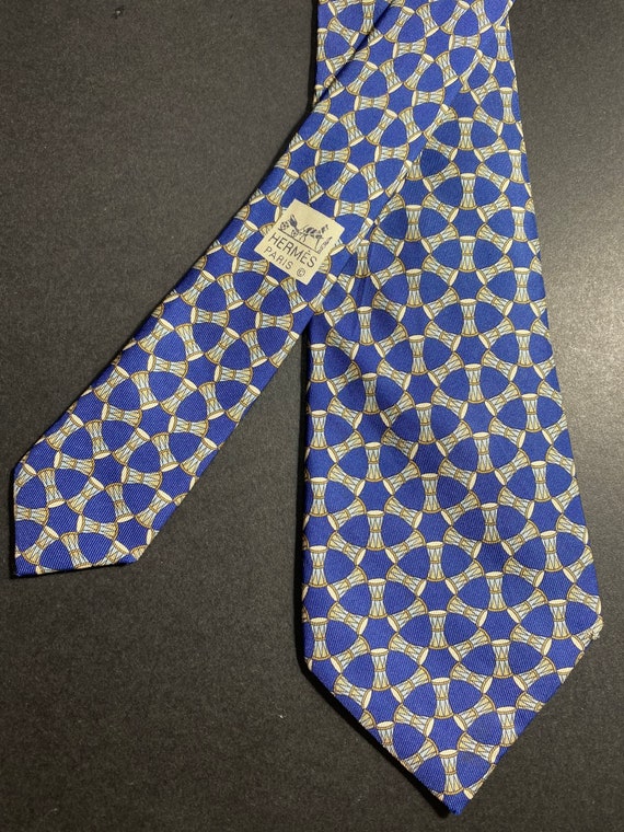 Hermes Tie Vintage Silk 7617 TA - Etsy