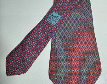 Hermes Krawatte Vintage Seide (((88 HA)))