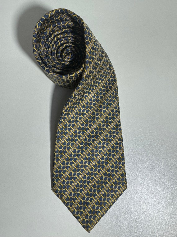 Hermes Tie Vintage Silk / 7200 UA / - image 2