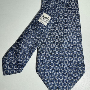 Hermes Tie Vintage Silk / 614 SA / - Etsy