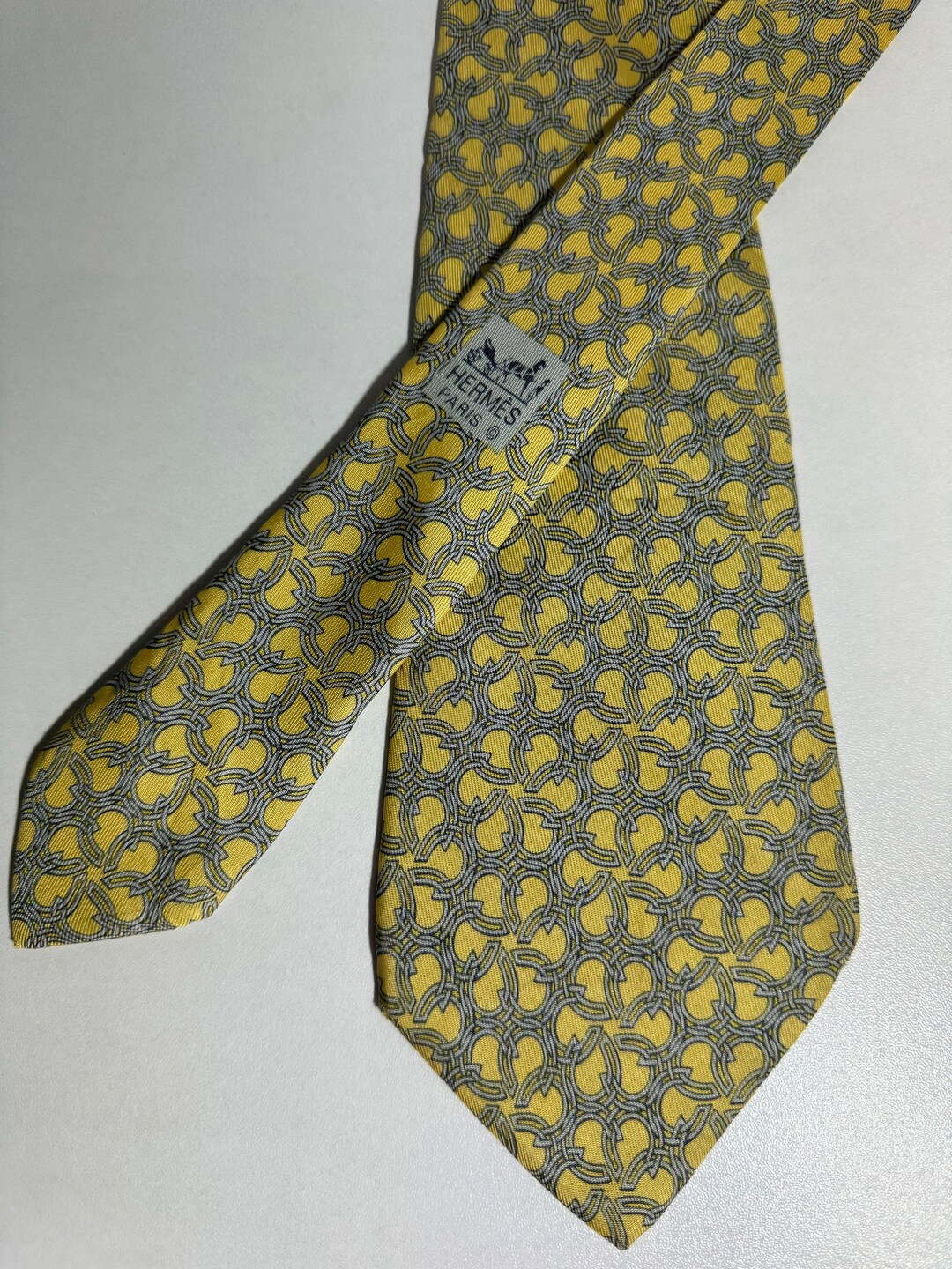 Hermes Tie Vintage Silk 7581 SA - Etsy