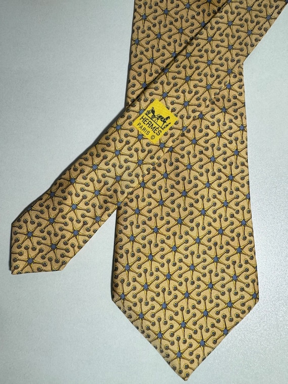 Hermes Tie Vintage Silk (((7864 UA))) - image 1