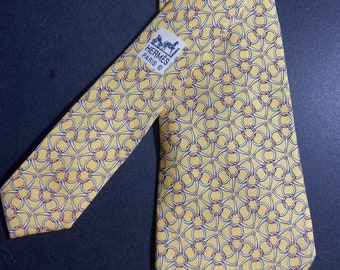 Hermes Tie Vintage Silk 7580 SA