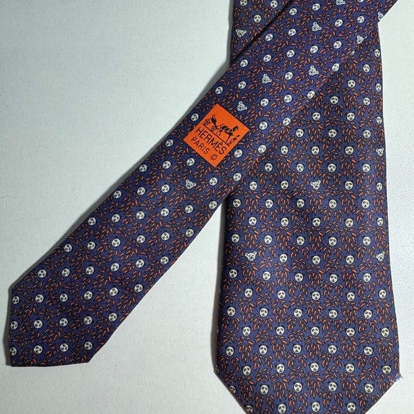 Hermes Tie Vintage Silk (605687 PA)
