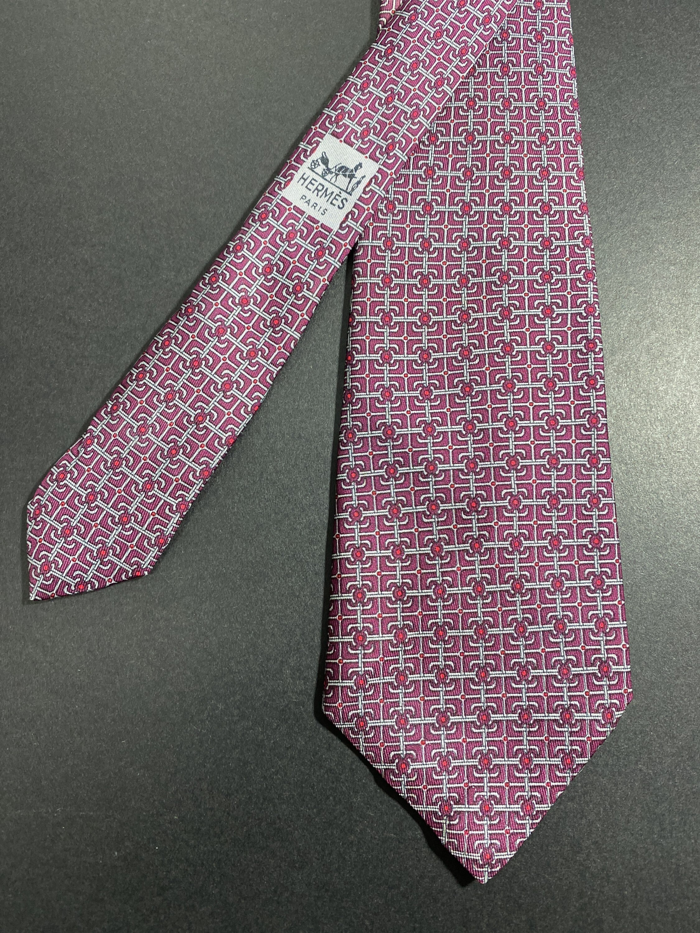 Hermes Tie Vintage Silk 889 PA