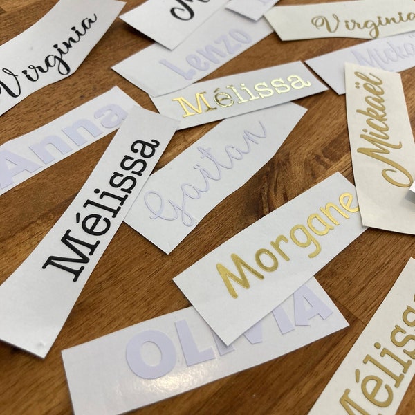 Sticker personnalisable pour marque place mariage anniversaire soirée EVG EVJF noces