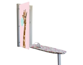 FOLDABLE IRONING BOARD, Wall Mount Ironing Board, handmade in Italy, design product, Wall Mounted Cabinet, Space Saving Furniture, new home.