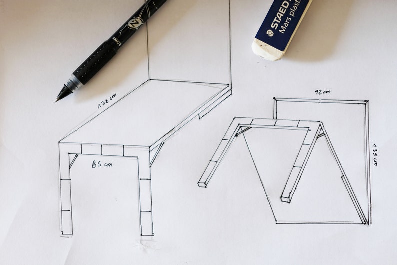 Table-modern WALL Table-center Table-artist Furniture Transformer Table ...