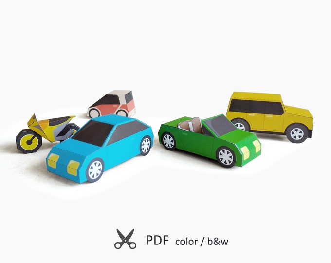Semi-trailer Truck. Paper Printable Toy. Paper Craft PDF Templates ...