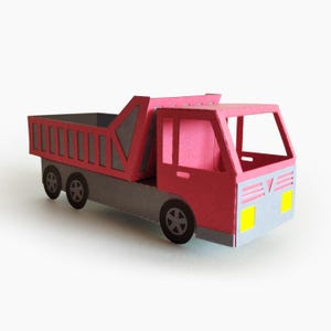 Kippersjabloon voor Cricut. Papercraft-speelgoed in SVG, DXF en pdf