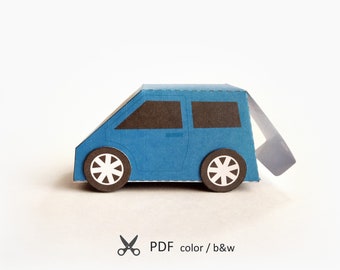 CAR Typ C. Papierspielzeug / Geschenkbox