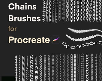 Procreate Chain Brushes: Jewelry & Tattoo Design (Digital Download)