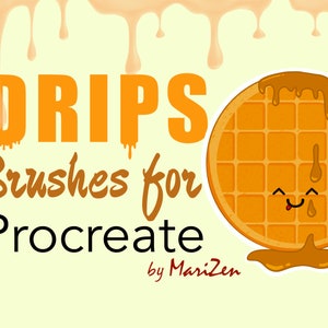 Procreate Brushes Stamps of Drips