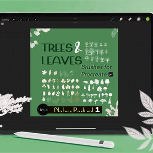 Nature Brushes Part 1 - Trees and Leaves Stamp and foliage brushes Create nature environments fast and easy