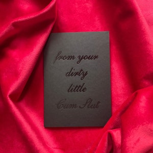 Tarjeta traviesa para ella/Tarjeta traviesa para él/Tarjeta de aniversario/Tarjeta de cumpleaños sexy/Tarjeta para adultos/Tarjeta sucia/Tarjeta de San Valentín/Tarjeta personalizada