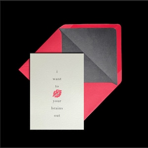 **Fuck Your Brains Out - Freches Geschenk für Ihn |.** Freches Geschenk für sie | Sexy Jubiläumskarte | Sexy Geburtstagskarte | Versaute Karte | Sexy Geschenk