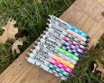 Teeth Glitter Pen, Refillable Gel Pen, Glitter Pen