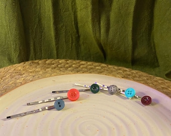 Fairycore Vintage Button Hair pins