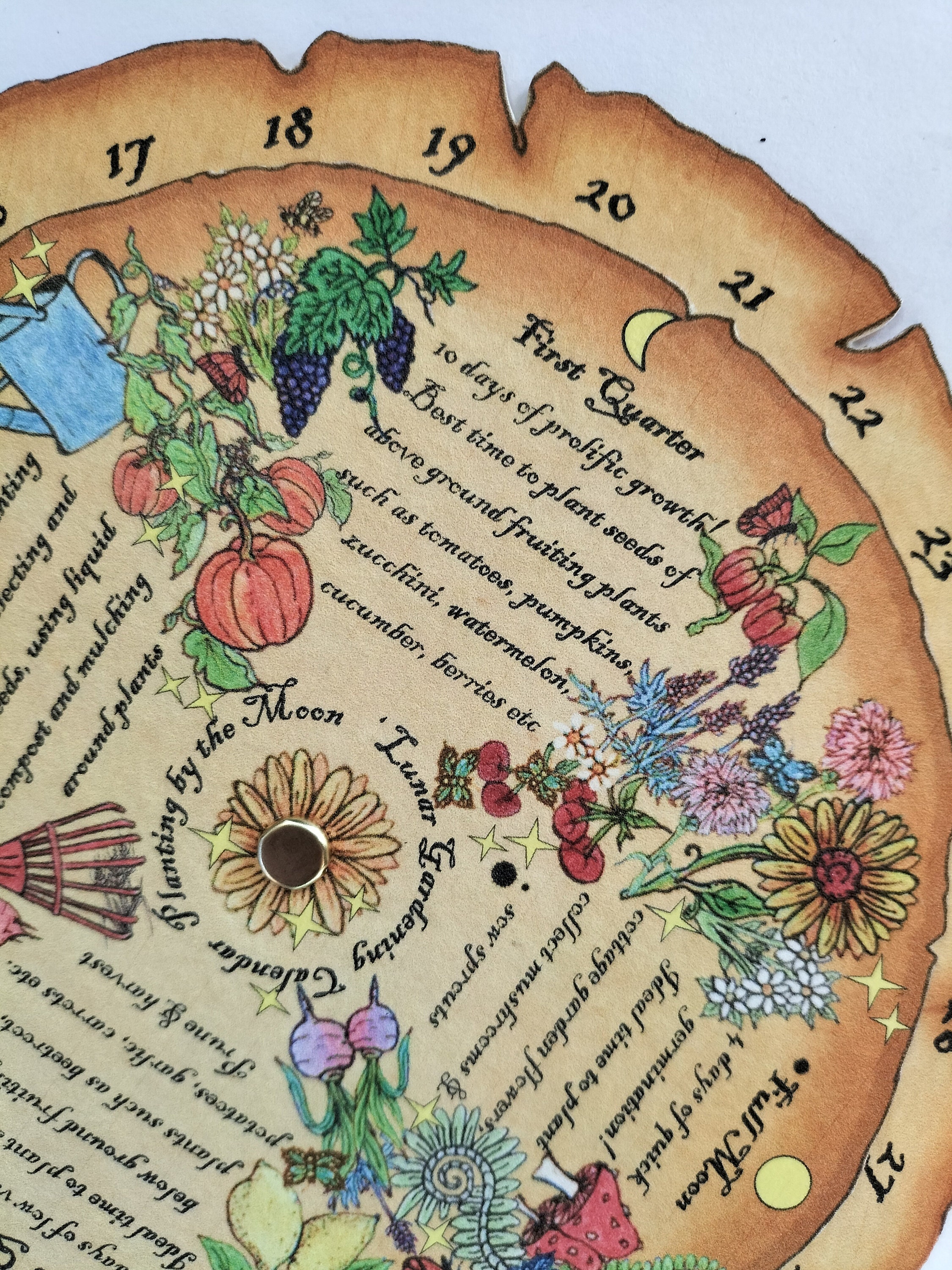 Moon Gardening Calendar Planting by the Moon Pocket Lunar Calendar