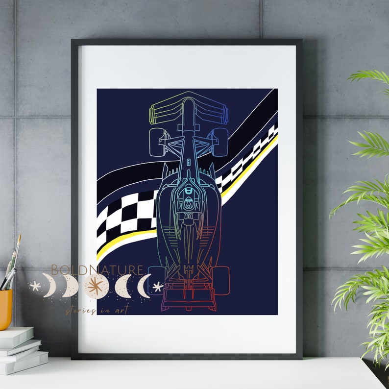 F1 Race Car Print, Digital Download - Etsy Australia