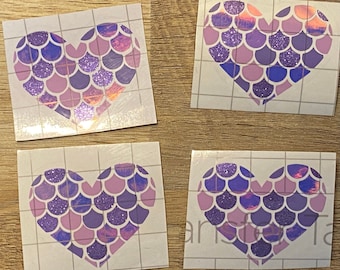 BTS Permanent Vinyl Hartsticker | Hart Vinyl Decal | BTS I Purple You Decal | BTS Hartsticker