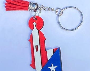 Llavero Boricua, Morro, Puerto Rico, Recuerdos, llavero Puerto Rico.