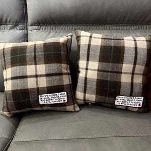 Remembrance Pillow: Memorial Keepsake Made from Loved One's Clothing image 13