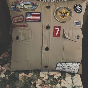 Remembrance Pillow: Memorial Keepsake Made from Loved One's Clothing image 10