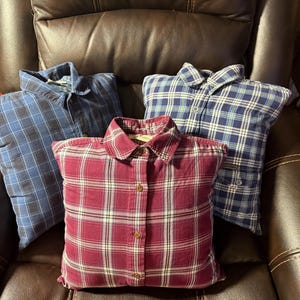 Remembrance Pillow: Memorial Keepsake Made from Loved One's Clothing image 19