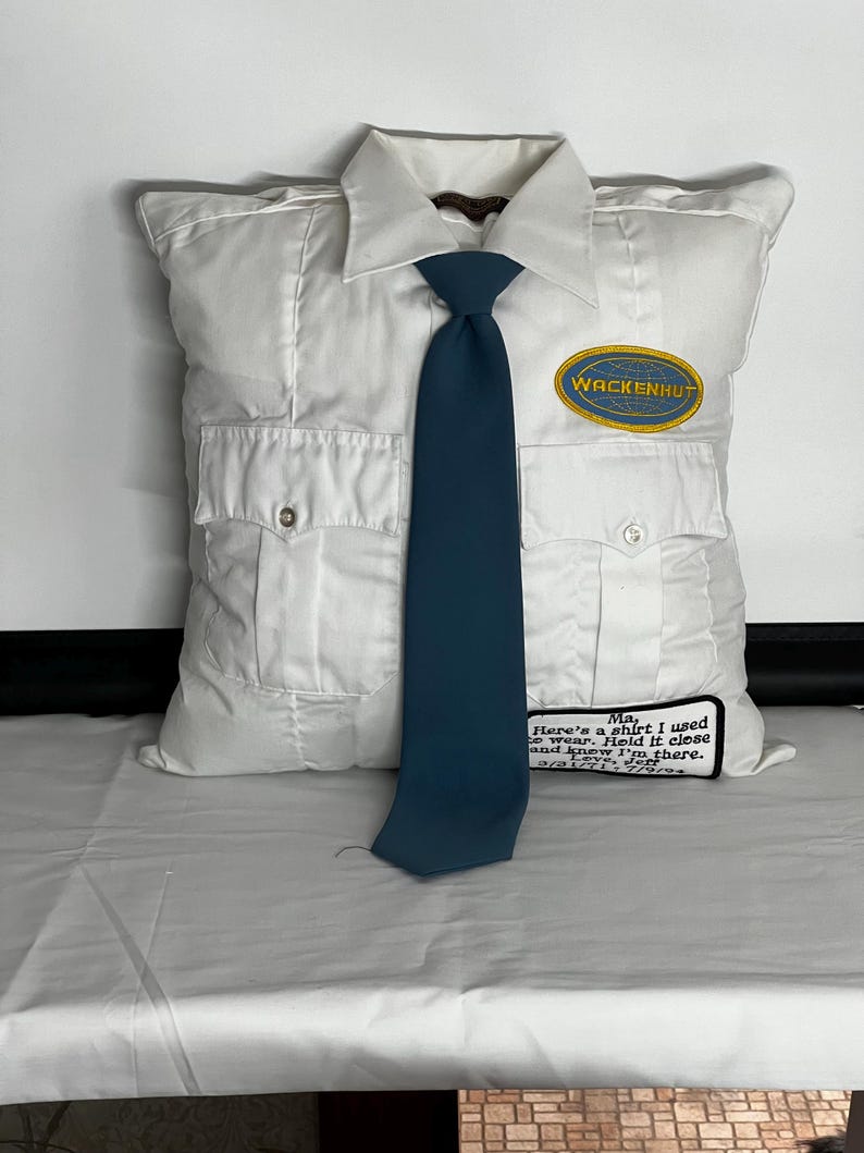 Remembrance Pillow: Memorial Keepsake Made from Loved One's Clothing image 15