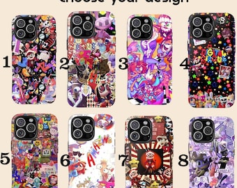 The Amazing Digital Circus Phone Case, Caine TADC Case Gifts , Anime case, iPhone 17 16 15 14 13 12 11 Pro Max, Samsung S25 S24 S23 S22