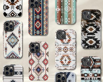 Southwestern Aztec Phone Case | Western Geometric iPhone Case | Boho Cowboy, Cowgirl Phone Cover