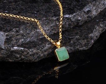 Jade Necklace Mens Silver , Jade Necklace Men,, Gold Plated Jade Necklace Men, Jade Layering Necklace  Gemstone Necklace Men, Gift for Him