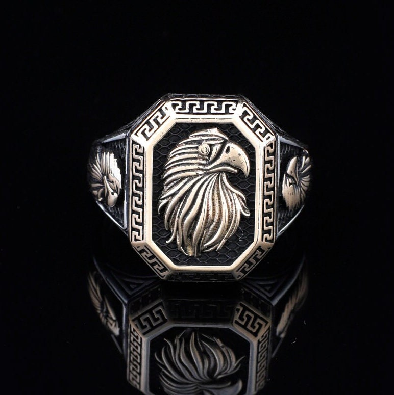 Eagle design ring deals