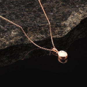 Sterling Silver 925 Moonstone Gemstone Pendant Necklace Ladies Jewellery Gift Boxed Jewelry , Dainty Moonstone Necklace,  Gift for Her