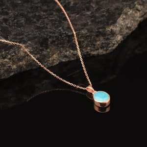 Aquamarine Necklace ,925 Sterling Silver Necklace ,Sterling Silver pendant , Aquamarine stone dainty necklace ,  Raw Aquamarine Necklace