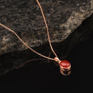 Carnelian Necklace , Carnelian Necklace Real , Carnelian Necklace Dainty , Carnelian Crystal Necklace , Necklace for Women
