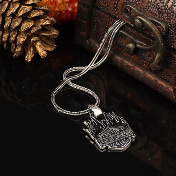 Harley davidson shop mens necklace