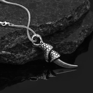 Sterling Silver Knife Pendant Necklace for Men - Handmade Jewelry - Sterling Silver Blade Pendant - Boyfriend Gift