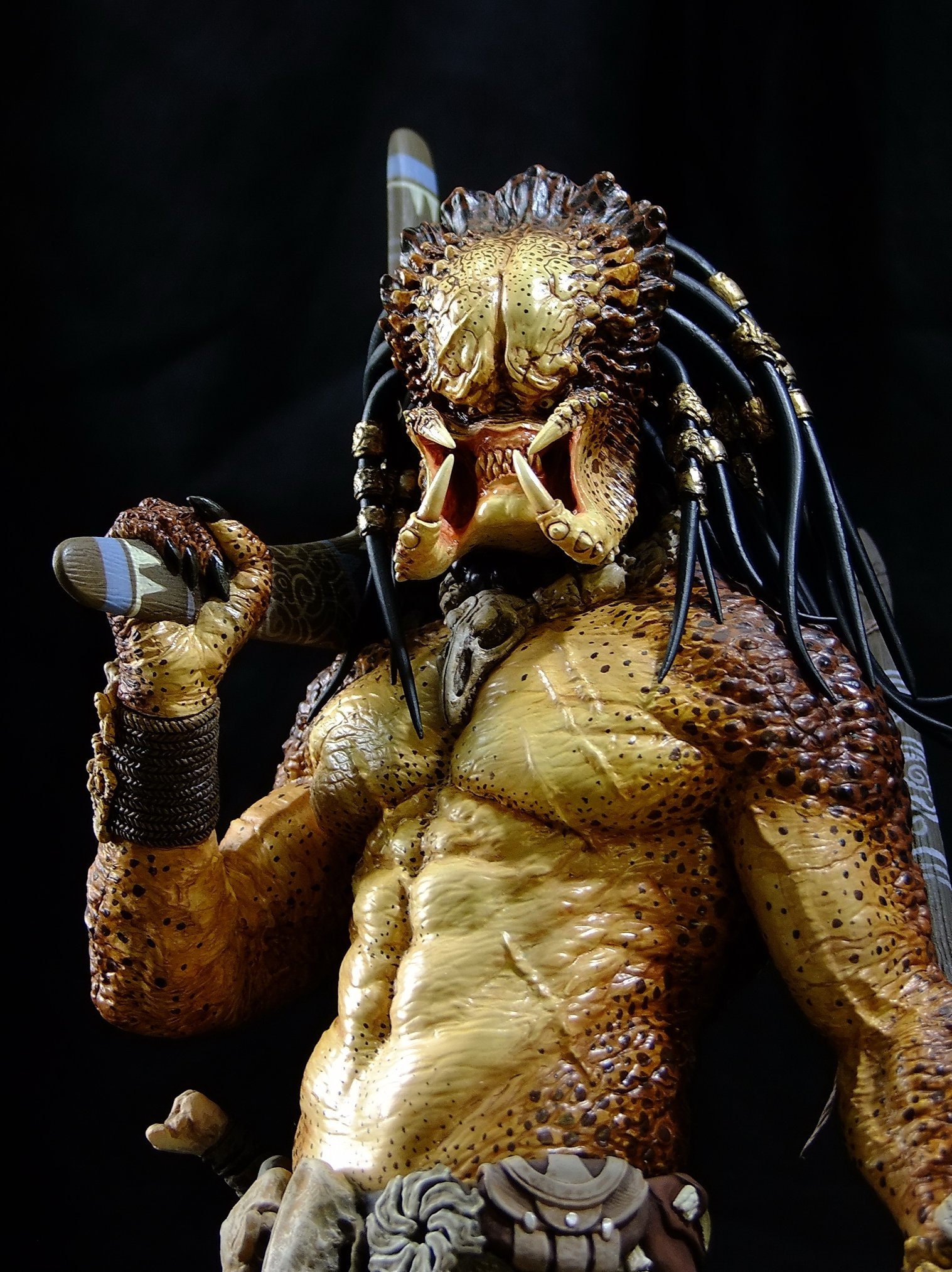 Predator Aboriginal Collectible Figure Resin Etsy