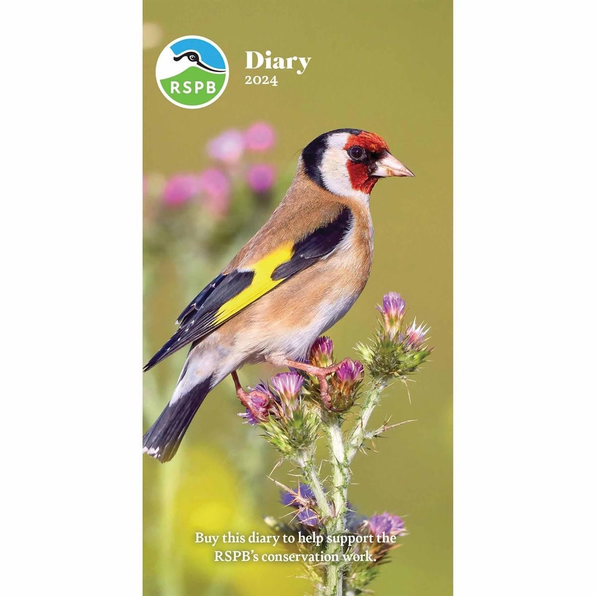 RSPB Bird 2024 Calendar and Diaries With Garden Bird Poster Etsy