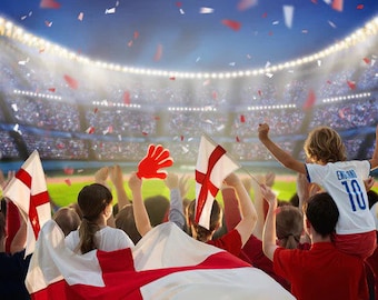 England Football, EVERY ITEM  2 POUNDS  - St Georges Day Party , Napkins, Plates, Cups, Banners , Balloons, Tablecovers