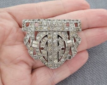 Vintage Dress Shoe Clips Elisha A Phinney PAT1852188 Art Deco Era 1932 | UK