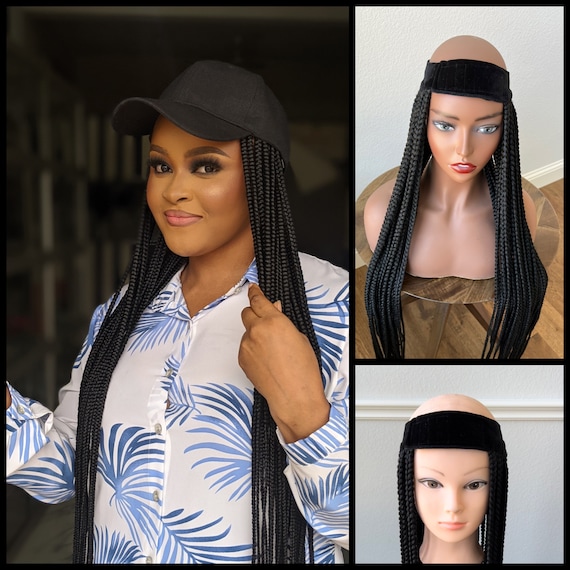 Braid Band, Braided Wigs for Black Women, Braids Band, Braid Cap, Braid  Accessories, Long Braids Band Wig, Quick Braids, Velcro Braid 